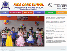 Tablet Screenshot of kidscareschool.org